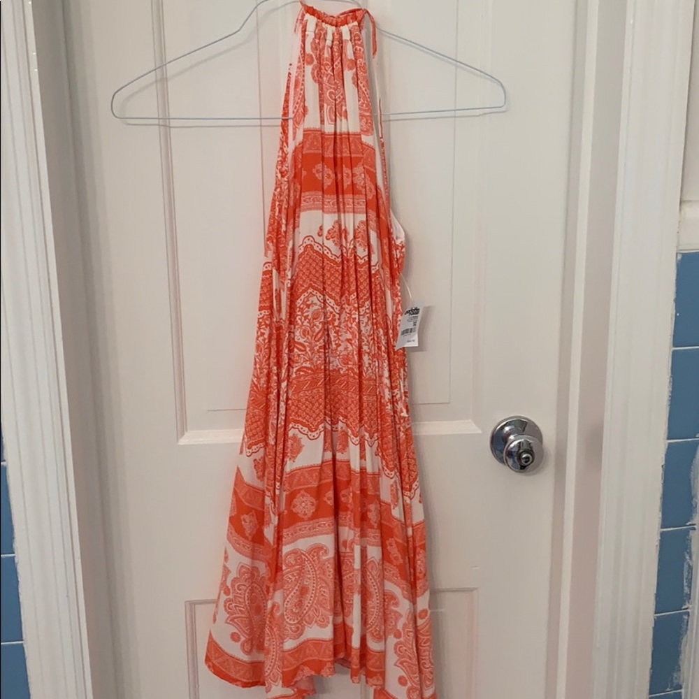 High neck dress